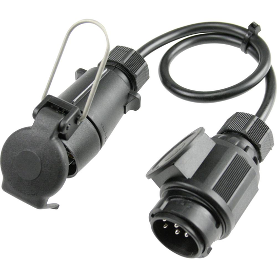 AS Schwabe 60467 Släpvagn adapter [Stiftkontakt 13-polig - Sockel 7-polig]