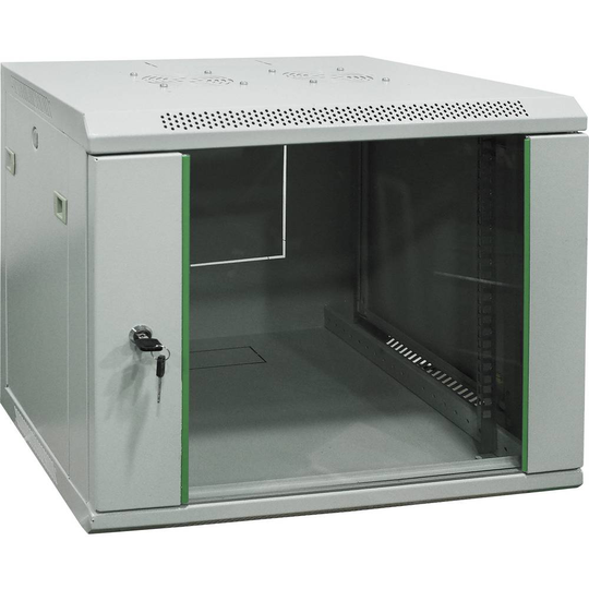 Renkforce RF-NC-120 19 väggskåp (B x H x D) 600 x 505.05 x 450 mm 9 U Grå (RAL 7035)