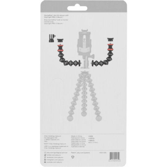 POD-arm JOBY Yttergänga=1/4 Joby GorlliaPod Arm schwarz/grau