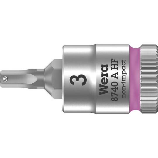 Wera 8740 A 05003332001 Inner-sexkantig Hylsnyckel-bitsinsats 3 mm 1/4