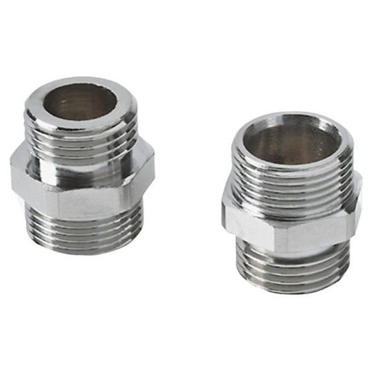 Trio Perfekta 970538 Övergångsnippel M22x1,5 x G15 utv. gänga, 2-pack