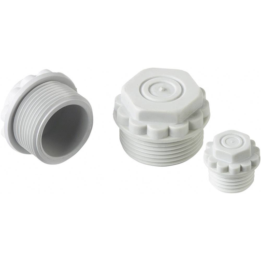 Blindplugg 52020513 med penetrerbart membran M16 Polystyol Grå-vit (RAL 7035) LAPP SKINDICHT® M16 1 st