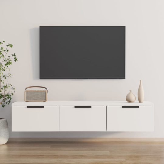 vidaXL Väggskåp vit 102x30x20 cm konstruerat trä