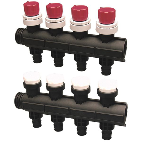 Uponor Pro 1 Q&E Fördelare 20 x 2,0 mm, G25 4 avstick