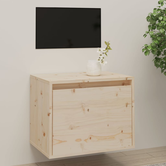 vidaXL Väggskåp 45x30x35 cm massiv furu