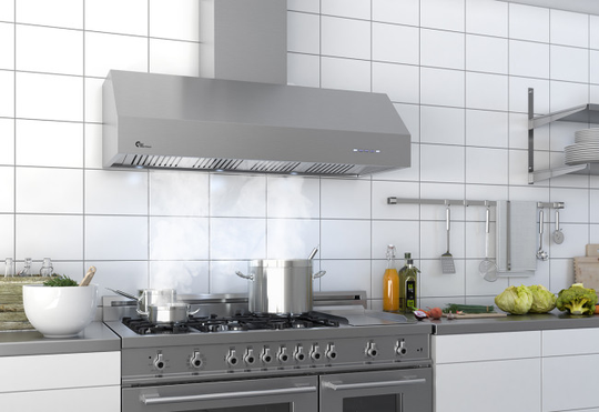 Thermex Vägghängd Köksfläkt Semi Industri 120 cm Med Motor