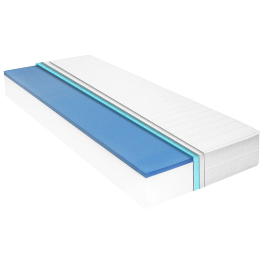 vidaXL Madrass 180x200 cm viskoelastiskt minnesskum 18 cm