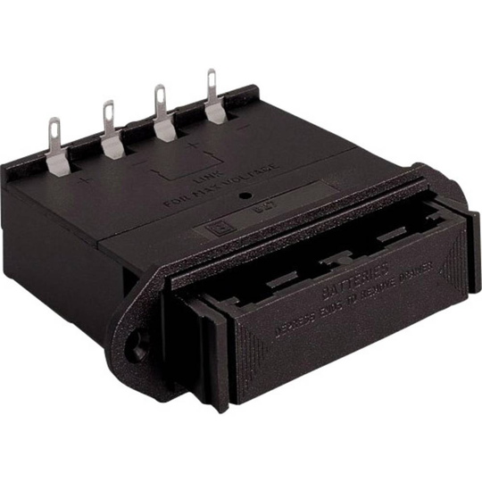 Bulgin BX0027 Batterihållare 4x AA (R6) Lödanslutning (L x B x H) 95.3 x 61.2 x 26 mm
