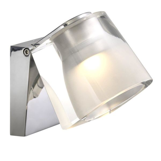 Nordlux IP 83051033 Väggarmatur med LED, 5W, IP44, 3000K Borstat stål