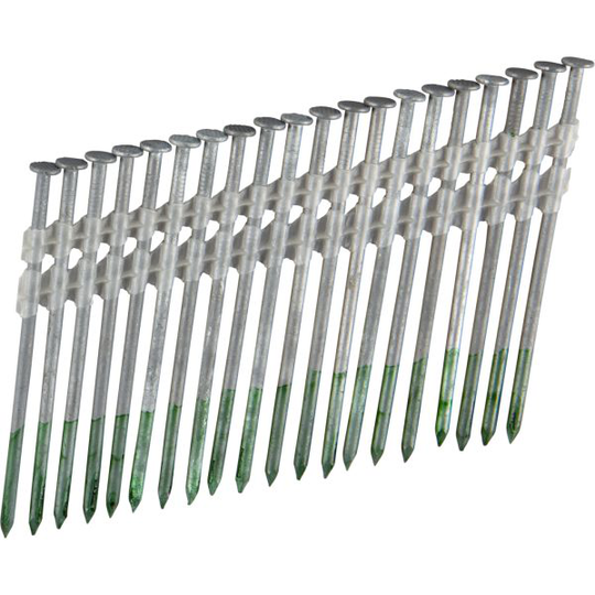 ESSVE 777946 Maskinspik 17°, rakbandad, slät, varmförzinkad 3,1 x 90 mm, 1200-pack