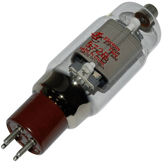 572 B Elektronrör Effekttriod 2400 V 250 mA Antal poler: 4 Lampsockel: UX-4 Innehåll 1 st