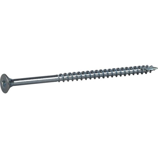 ESSVE 123191 Träskruv 5 mm Ø, TX25, helgängad, försänkt, FZB 80 mm, 100-pack