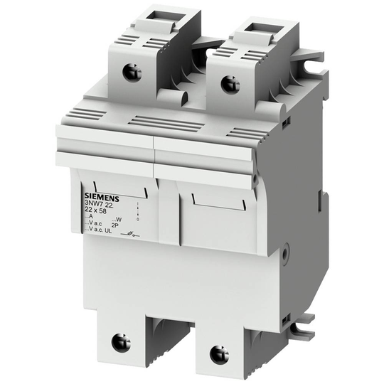 Siemens 3NW7222 Siemens Dig.Industr. Hållare för säkringscylinder 100 A 690 V/AC 1 st