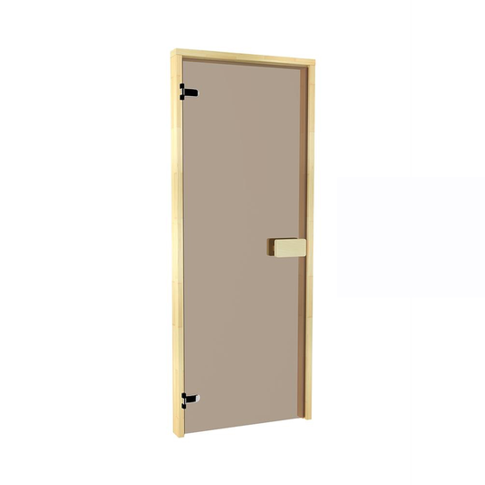Sauna Sweden Classic bastudörr brons glas 7 x 19