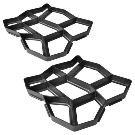 vidaXL Form för gångväg 42 x 42 x 4 cm Set of 2