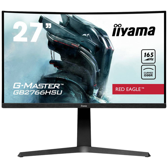 Iiyama G-MASTER Red Eagle GB2766HSU-B1 Spelskärm 68.6 cm (27 tum) 1920 x 1080 pixel Full HD 1 ms HDMI, DisplayPort, USB 2.0, Hörlursuttag VA LED