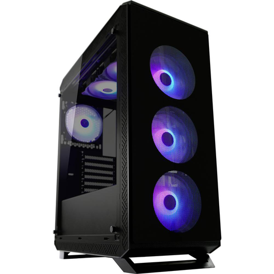 Midi-Tower Datorchassi GAMER LC Power Gaming 801B Svart
