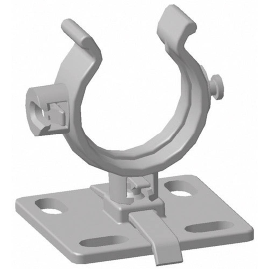 HellermannTyton 161-64002 HWClip08-HIRHS-BK-50 Hållare för skyddsslang Svart 1 st