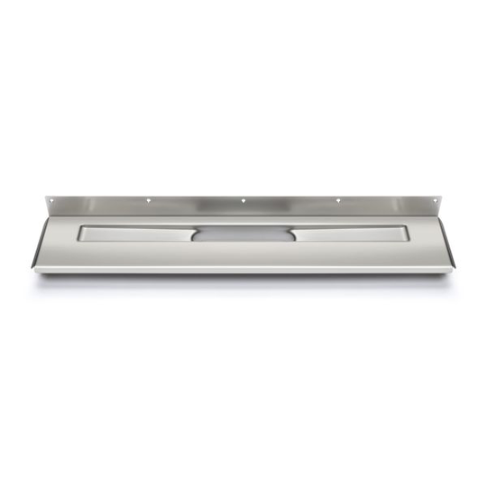 Unidrain 7121899 Avloppsarmatur öppen, rostfritt stål 700 mm