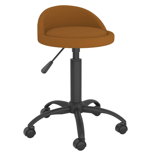 vidaXL Massagepall brun sammet