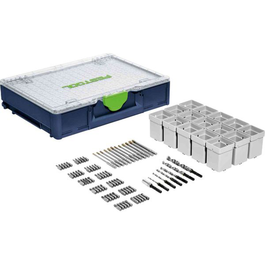 Festool SYS3 ORG M 89 CE-M Bitssats med låda