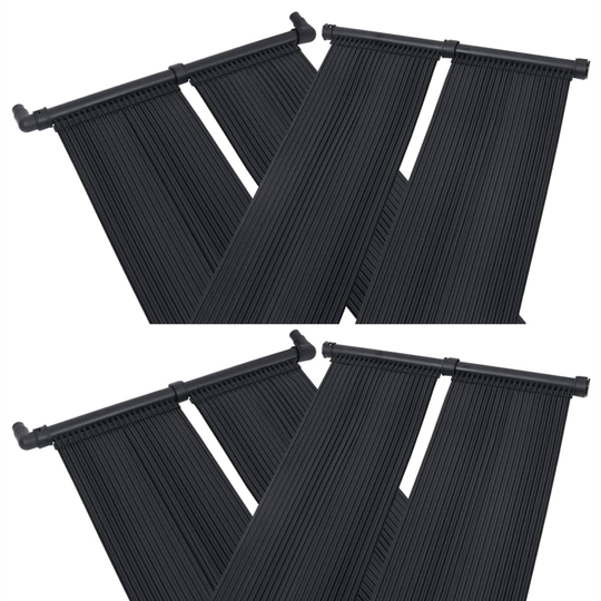 vidaXL Solfångare för pool 4 st 80x310 cm