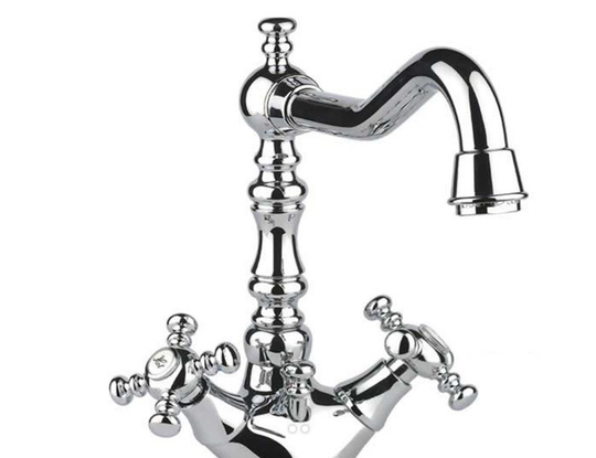 Tvättställsblandare Eico 3634 La Dolce vita 7719-142 Borstat stål