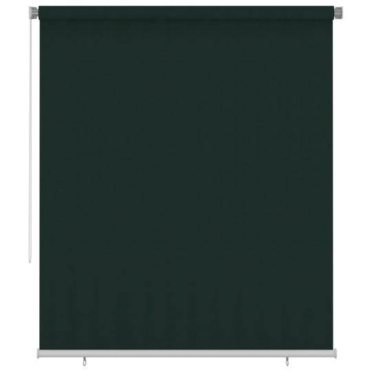 vidaXL Rullgardin utomhus 200x230 cm mörkgrön HDPE