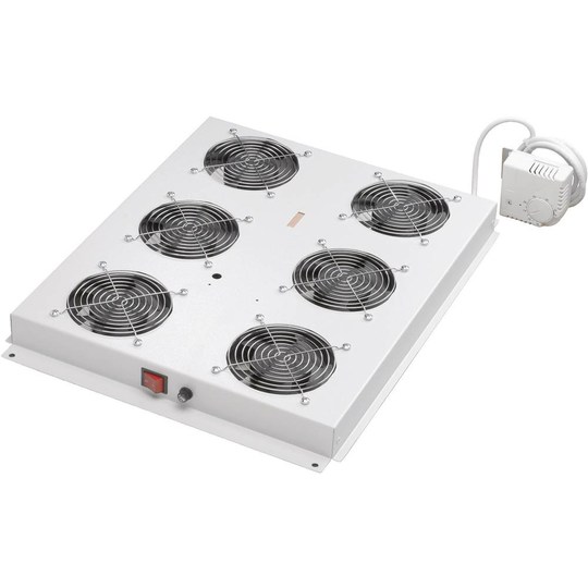 Digitus DN-19 FAN-4-SRV 19 tum 4 x Nätverksskåp-fläkt 1 U Grå