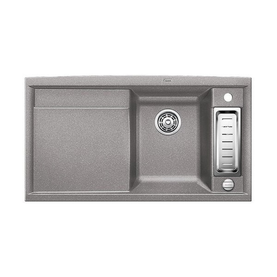 Blanco Planmonterad Diskbänk Axia II 5 S-F Alumetallic
