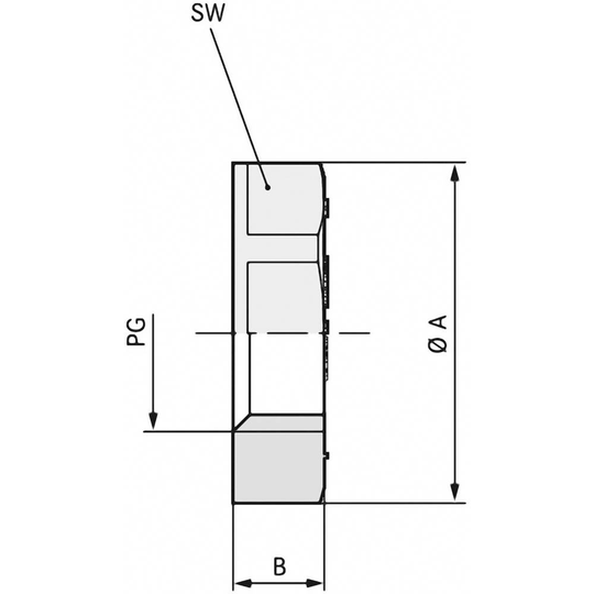 Låsmutter 52000130 PG11 Polystyol Grå-vit (RAL 7035) LAPP SKINDICHT GMK PG 11 RAL 7035 LGY 100 st
