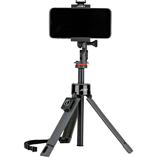 JOBY GripTight™ PRO TelePod™ Tripod 1/4 Arbetshöjd=20.8 - 63.5 cm Svart för Smartphone & GoPro, inkl. smarthpone-hållare
