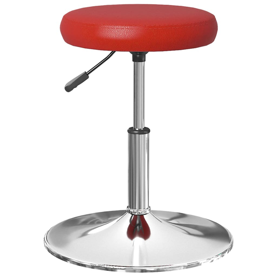 vidaXL Massagepall vinröd konstläder