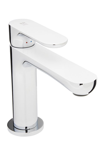 INR Tvättställsblandare Sleek Krom/Vit