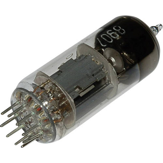 6 N 6 P = 6 H 6 n Elektronrör Dubbeltriod 120 V 28 mA Antal poler: 9 Lampsockel: Noval Innehåll 1 st