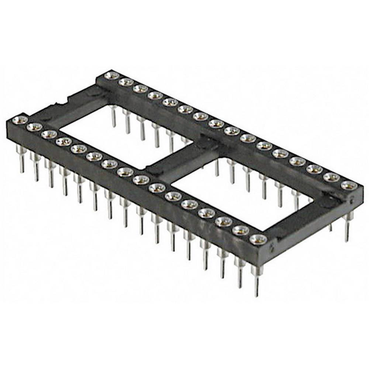 TRU COMPONENTS 1586541 AR 10 HZL-TT IC-sockel Rastermått: 7.62 mm Antal poler: 10 Precisions-kontakt 1 st