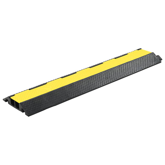 vidaXL Kabelskydd 2 kanaler gummi 101,5 cm