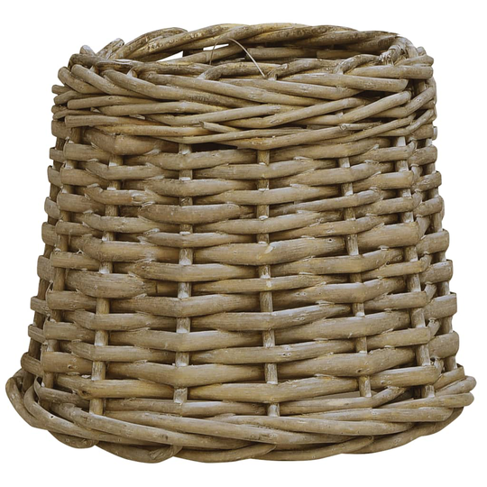 vidaXL Lampskärm korg 20x15 cm brun