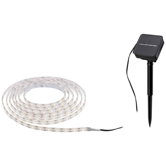Paulmann LED-stripes bas-set Solar LED Stripe 3m warmweiß 78896 0.3 W N/A Svart
