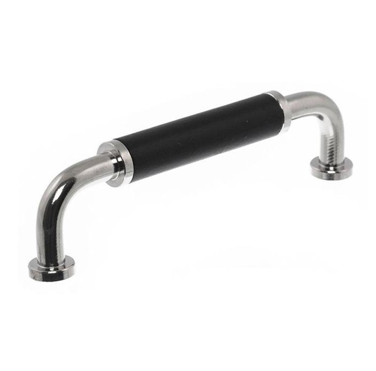 Linfalk Handtag blank nickel/svart 4820-96-25