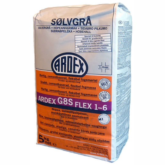 KAKELFOG G8S SILVERGRÅ 5KG | Beijerbygg Byggmaterial