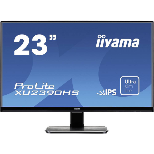 Iiyama ProLite XU2390HS-B1 LED-skärm 58.4 cm (23 tum) 1920 x 1080 pixel Full HD 5 ms HDMI, DVI, VGA IPS LED