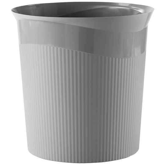HAN Papperskorg Re-LOOP 18148-991 13 l (Ø x H) 288 mm x 287 mm Plast att återvinna Mörkgrå 1 st