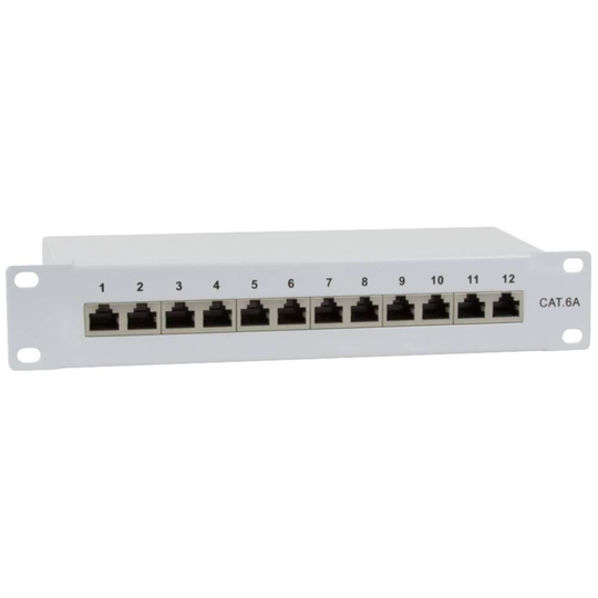 LogiLink NP0052 16 + 4 Port Patchpanel CAT 6A 1 U