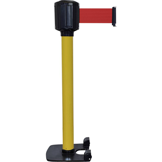 VISO RXLO1100JARE Gult stolpfäste, rött, mycket tätt (Ø x H) 80 mm x 1110 mm
