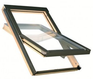 Takfönster - Trä - 2-glas - Med eller utan intäckningsplåt - U-värde 1.1