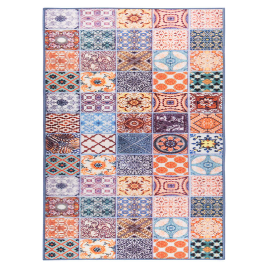 vidaXL Gångmatta mosaik 80x100 cm