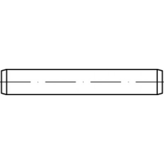 TOOLCRAFT TO-5436777 Cylinderstift 16 mm Stål 1 st