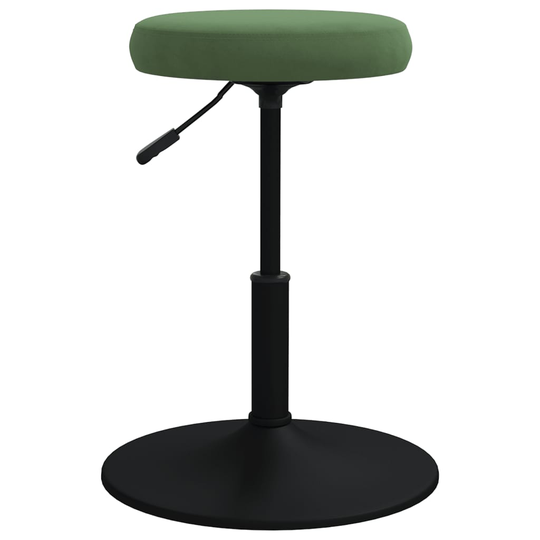 vidaXL Massagepall mörkgrön sammet