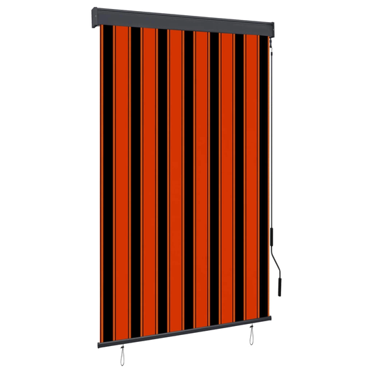 vidaXL Rullgardin utomhus 120x250 cm orange och brun